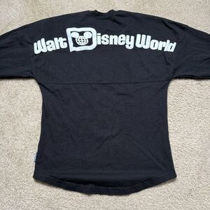 Walt Disney World Est 1971 Long Sleeve Shirt Adult Size XS Black Spirit Jersey